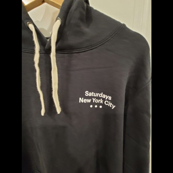 Men's Saturdays NYC Ditch Hoodie, Size: Medium  - Color: Black - Picture 5 of 5